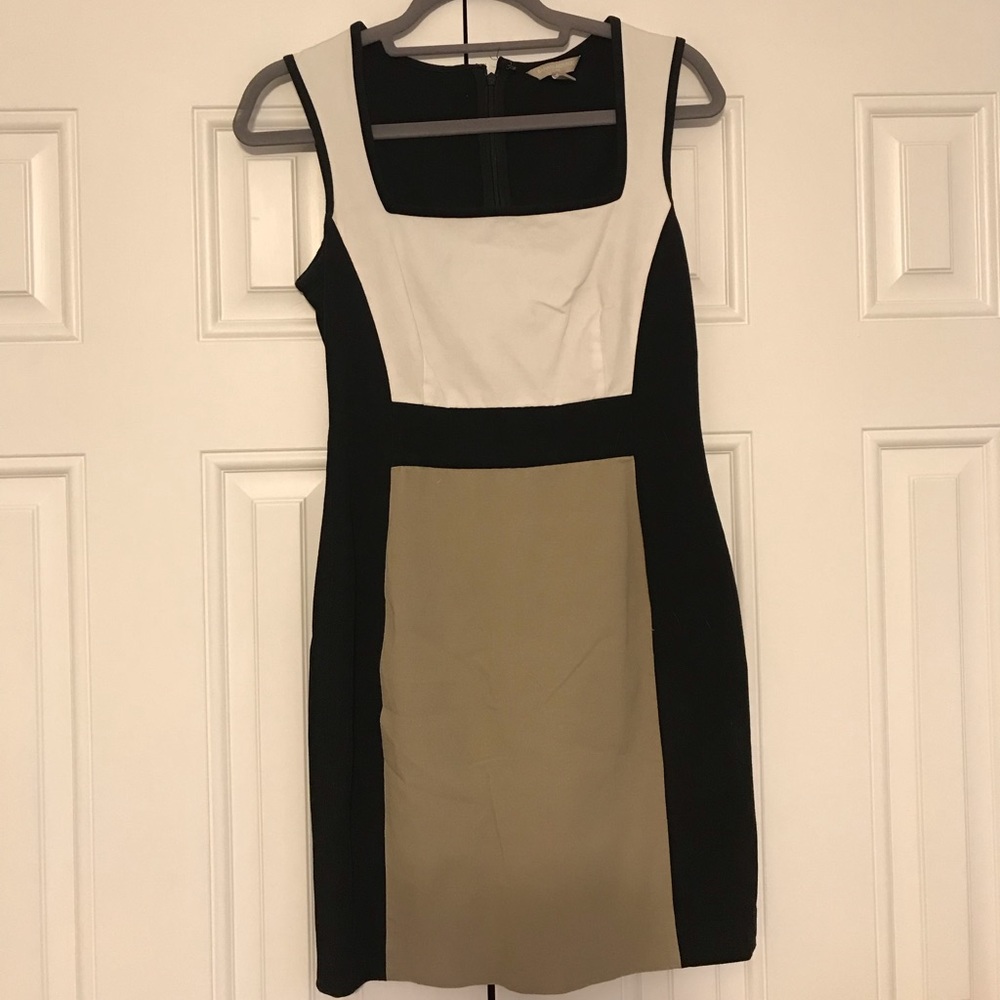 Banana Republic Sleeveless Color Block Dress